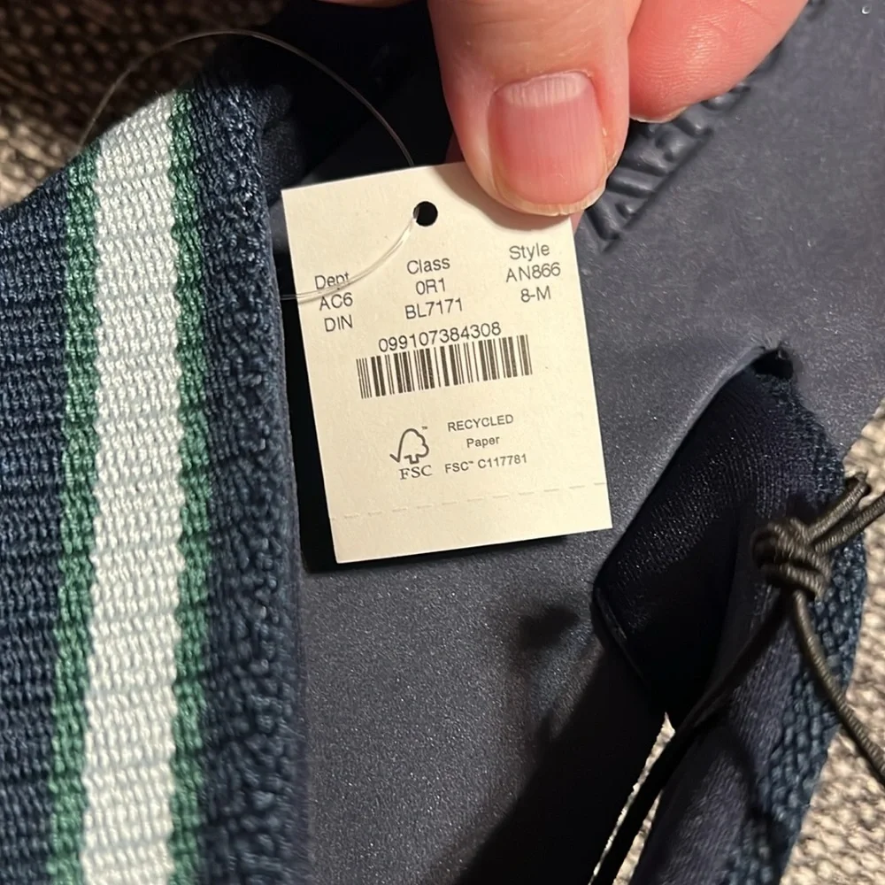 NWT J Crew Striped Flip Flops